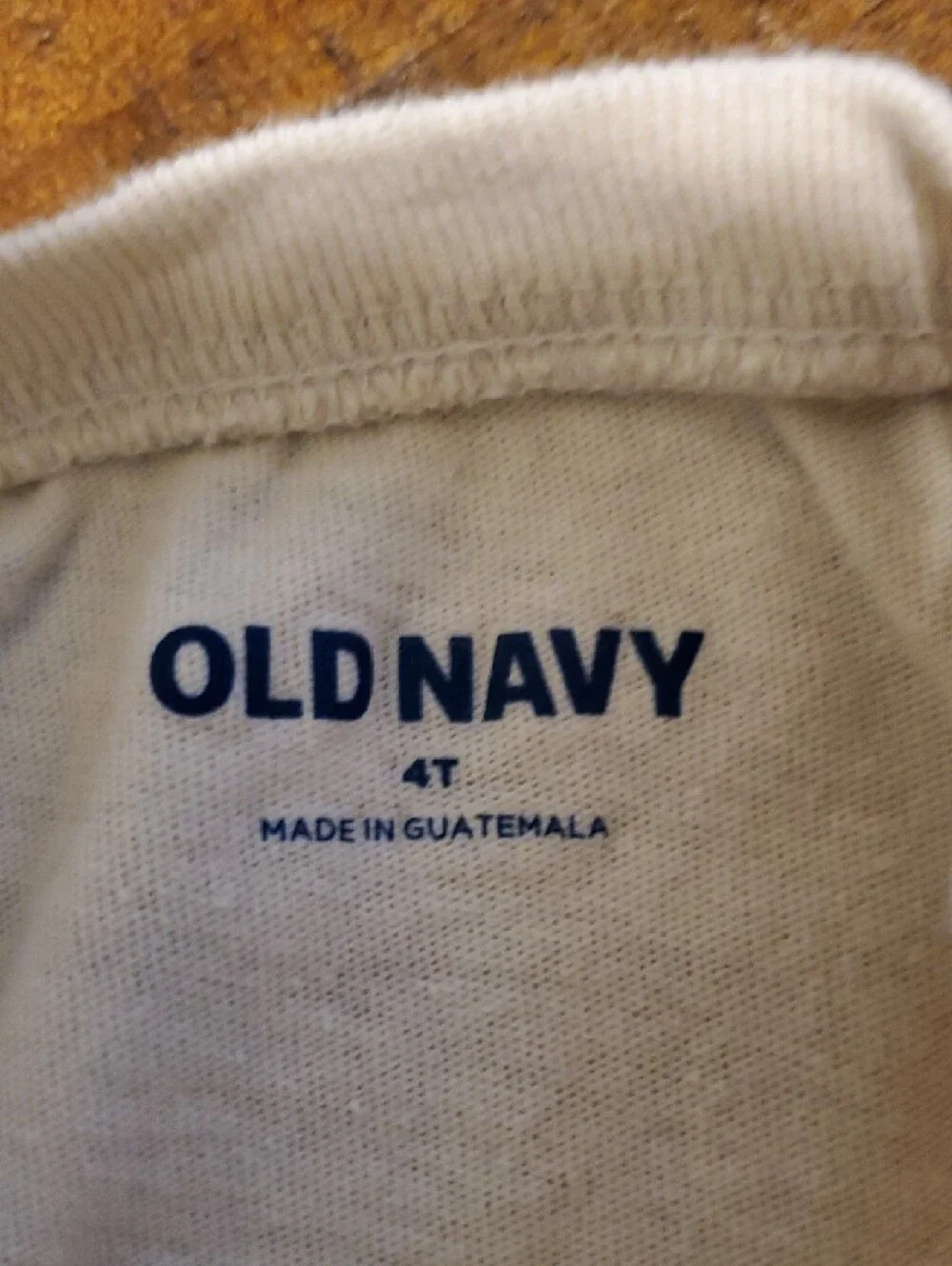 Old Navy White Tee with Neon Dinosaur Spray Graphic